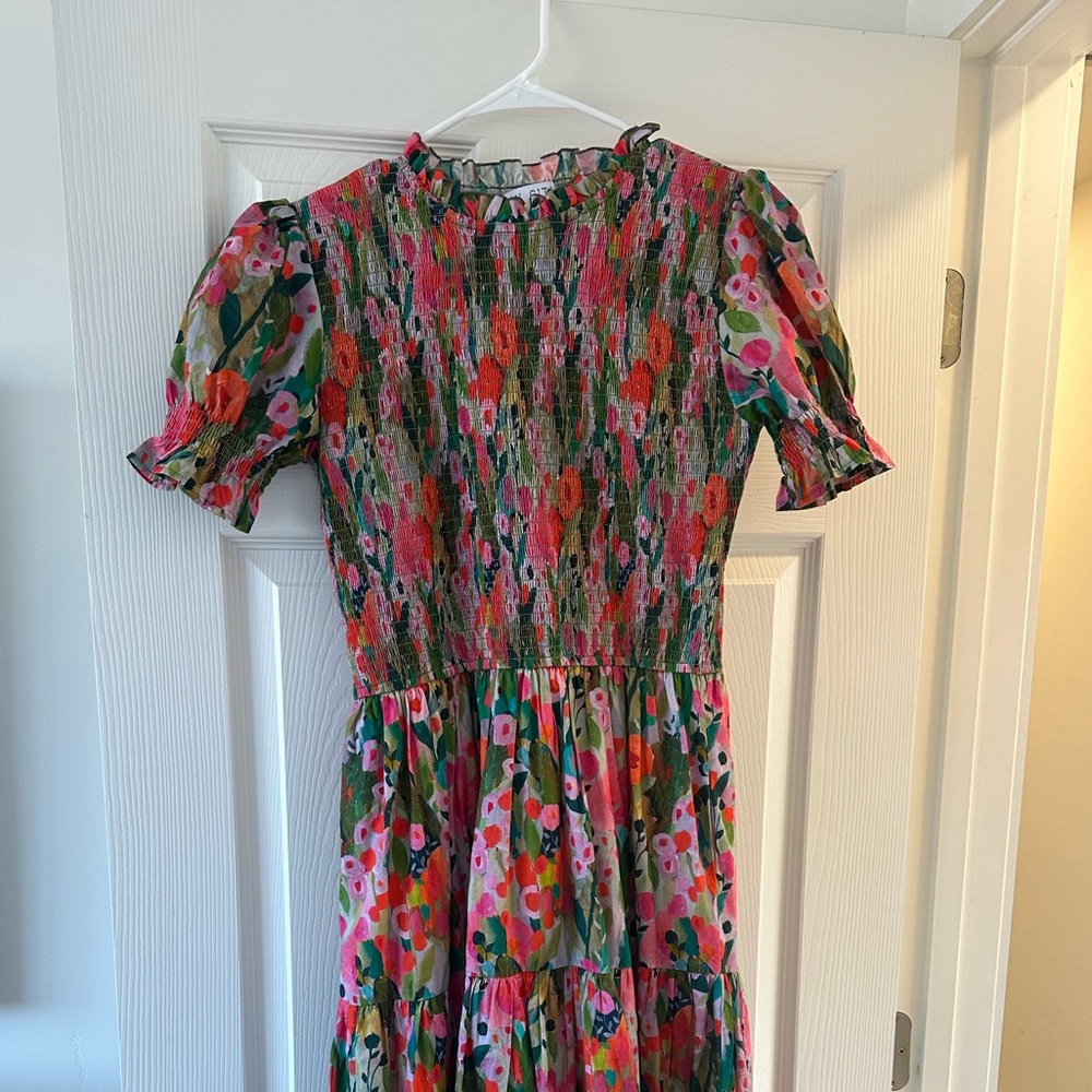 Ivy City Co. Delia Dress in Multicolor Floral size Medium
